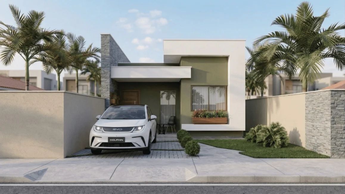 Residencial Atlântico, fachada