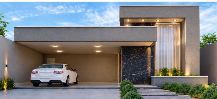 Residencial Monte Alto, fachada